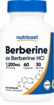 Nutricost Berberine HCl 600mg, 60 Capsules – Gluten Free, Vegetarian & Non-GMO