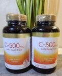 Lot Of 2 Carlyle Vitamin C-500mg with Rose Hips High Potency Formula 500 Tabs