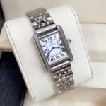 Silver Tank Bracelet Square Watch Homage – PABLO RAEZ Luxury Classic Men Women