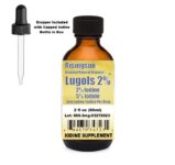 Original Lugols 2% Iodine Solution*3mg*1200 servings*Natural Organic*Non GMO