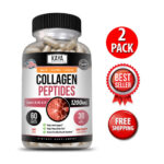 (2 Pack) COLLAGEN PEPTIDES Types I, II, III, V, X 1200 mg Pills 60 Capsules