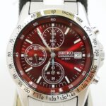 SEIKO SEIKO SPIRIT SBTQ045 Chronograph Men’s Watch 10 BAR Red New in Box