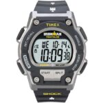 Timex T5K195, Men’s Ironman 30-Lap Resin Watch, Alarm, Shock, Indiglo, Chrono