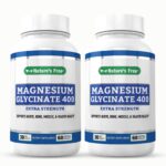 Glicinato De Magnesio 400mg 2 Botellas 120 Capsulas 2 Meses