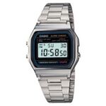 Casio A158W-1 Men’s Classic Stainless Steel Water Resistant Digital Watch