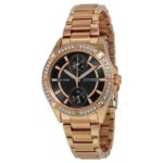 Citizen Eco-Drive Women’s Date Crystal Accents Rose-Gold 33mm Watch FD3003-58E