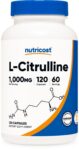 Nutricost L-Citrulline 500mg, 120 Capsules – Gluten Free & Non-GMO