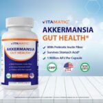 Vitamatic Akkermansia Muciniphila Gut Health – 60 DR Capsules (Delayed Released)