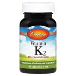 Carlson Vitamin K2 – Mk-4 (Menatetrenone) 5 mg 60 Caps