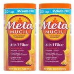 Metamucil Sugar Free Fiber Supplement Smooth Drink, Orange – 260 Servings