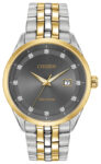 Citizen Eco-Drive Corso Men’s Diamond Accents Gold Silver Watch 41MM BM7258-54H