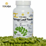 250 Capsules Moringa Oleifera Leaf Powder 5000mg – Organic, YOKABA
