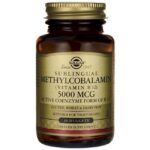 Solgar Sublingual Methylcobalamin (Vitamin B12) 5,000 mcg 60 Tabs