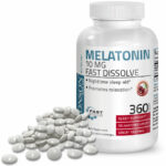 Melatonin 10mg Fast Dissolve Tablets – Sleep Aid, 360 Cherry Flavored Tablets