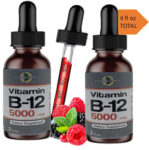 Vitamin B12, 5000 mcg, 3-in-1 Organic Liquid Vitamin B12, 118 Day Supply (4Oz)