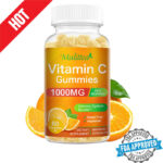 Vitamin C Gummies 1000Mg Dietary Supplement Powerful Antioxidants Skin Health