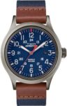 Timex TW4B14100, Men’s “Expedition” Blue Fabric Watch, Scout, Indiglo, Date