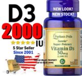 VITAMIN D3 ⭐ 2000 IU ⭐ USA DEALER ⭐ FAST FREE SHIPPING ⭐ TRUSTED BRAND !