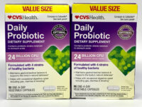 Daily Probiotic One-A-Day Caps 2 x  90 Ct Ea Exp 3/24+ Compare To Culturelle;