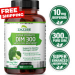 DIM Supplement (Diindolylmethane) 300 mg with 10 mg BioPerine 100 Count Vegan