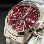 SEIKO SPIRIT SBTQ045 Chronograph Men’s Watch Dial Color Red Limited Model Japan