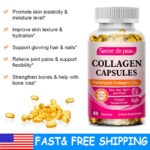 Collagen Vitamin Capsules for Hair, Skin, and Nails, Premium Collagen Supplement