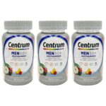 Centrum MultiGummies Men 50+ Natural Fruit Flavor 80 Count Lot of 3