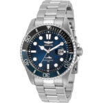 Invicta Men’s Watch Pro Diver Blue Dial Silver Tone Bracelet 30807