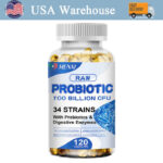 100 Billion Probiotics CFU Potency Gut Health 120 Capsules Probiotic Supplement