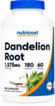 Nutricost Dandelion Root 525mg, 180 Capsules – 1575mg Serving, Non-GMO