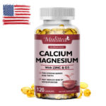 Zinc Calcium Magnesium & Vitamin D3 Complex Supplement 120 Vegetarian Pills USA