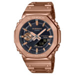 Casio G-Shock Analog Digital Full Metal Rose Gold Bluetooth Watch – GM-B2100GD-5