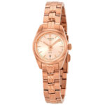 Tissot T-Classic Rose Rose Gold PVD Dial Ladies Watch T1010103345100