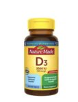 Nature Made Vitamin D3 Dietary Supplement 2000 IU (50 Mcg) Softgels 100 ct 6/24