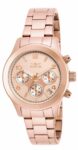 Invicta Women’s Watch Plated Stainless Steel Case Rose Gold Dial Bracelet 19218