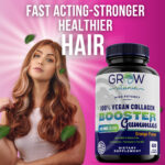 vegan collagen booster for Hair Skin & Nail GROWTH by Grow Vitamin – Plant Based