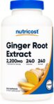 Nutricost Ginger Root Extract 550mg, 240 Capsules