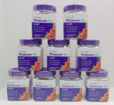 LOT OF 9 Natrol Melatonin 10 mg, Strawberry, Sleep Support, 90 Gummies Exp:2/24