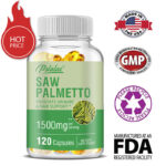 Saw Palmetto Capsules 1500mg -Premium Prostate Health Support Supplement for Men