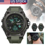 Men’s Military Watch Outdoor Sports Electronic Watch Tactical Army Wristwatches