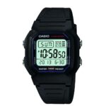 Casio Men’s Quartz Black Resin 10-Year Battery 37mm Digital Watch W800H-1AV