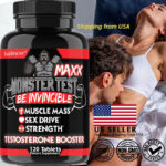 Nitric Oxide Maca Pre Workout+Testosterone Booster,Muscle,Multivitamin Men