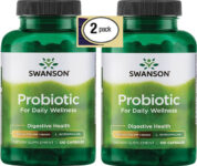 PROBIOTICS for Digestive Health Bowel Regularity 1 Billion Cfu 240 Caps (2×120)