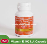 Myra E (Vitamin E) 400 IU Capsule (30 Capsules)