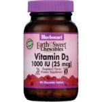 Bluebonnet Nutrition Earthsweet Chewables Vitamin D3 – Raspberry