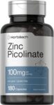 Zinc Picolinate 100Mg |180 Capsules| High Potency|Gluten Free| Zinc Supplement