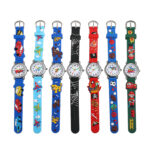 Cute Cartoon Pattern Kids Boys Watches Children Quartz Analog Wrist Watch Xmas