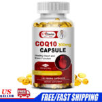 CoQ 10 Coenzyme Q10 300mg 120 Capsules Heart Health Energy Support Supplement