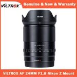 VILTROX 24mm f/1.8 F1.8 Nikon Z Mount Full Frame Wide Angle Prime Autofocus Lens for Nikon Z Mount Camera Z6 II Z7 Z7 ii Z50 Z5