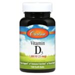 Carlson Vitamin D3 1,000 Iu 100 Sgels